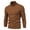 Coffee, variant on Fashion Turtleneck Sweater Men's Solid Color High Neck Pullover Long Sleeved Loose Base Shirt Top Sweater Turtleneck Sweater Black