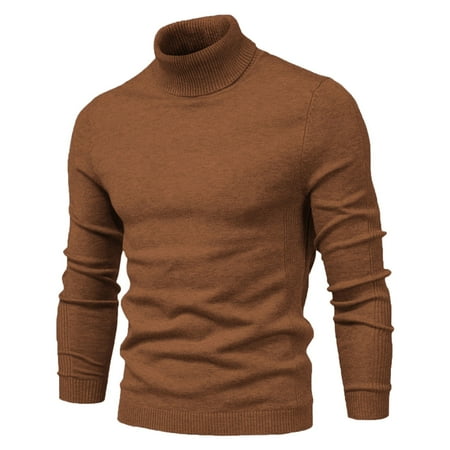 RYRJJ Men s Slim Fit Turtleneck Sweater Cas… product image
