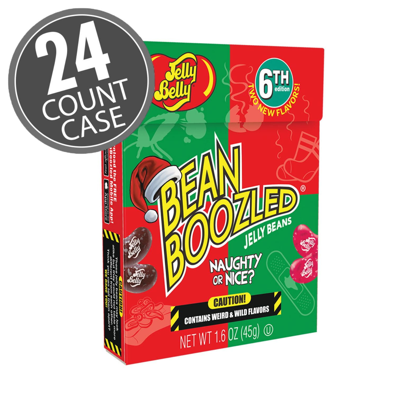 Jelly Belly BeanBoozled Naughty or Nice Jelly Beans 6th Edition (24