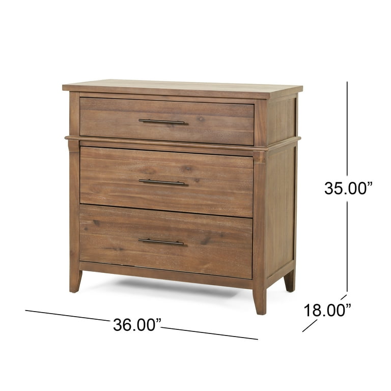 GDF Studio OkiOki Coastal Acacia Wood 3 Drawer Dresser, Light Brown Glaze - Walmart.com GDF Studio OkiOki Coastal Acacia Wood 3 Drawer Dresser, Light Brown Glaze - Walmart.com