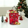 thumbnail image 5 of EUDIDV Pumpkin Bucket Candy Bucket Halloween Candy Bag Winter Christmas Topper Snowman Candy Tote Bags For Party Xmas Tree Snowflake Portable Reusable Kids Goodie Bucket With Handles, 5 of 5
