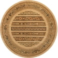 thumbnail image 2 of Rugs.com Kashkuli Gabbeh Collection Rug – 8' Round Ivory Medium Rug Perfect For Kitchens, Dining Rooms, 2 of 8