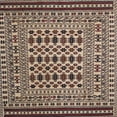 thumbnail image 1 of Ahgly Company Indoor Square Traditional Bakers Brown Persian Area Rugs, 7' Square, 1 of 6