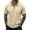 35# Khaki, variant on Zipper Polo Shirt Mens Casual Short Sleeve Polo T Shirt Classic Fit Shirts Blue S