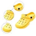 thumbnail image 5 of GPOECD Boys Clogs Kids Sandal Style Summer Garden Indoor Outdoor for Boys with Breathable Holes and Comfort Kids Slippers 6-10Y Yellow,8-9 Years, 5 of 7