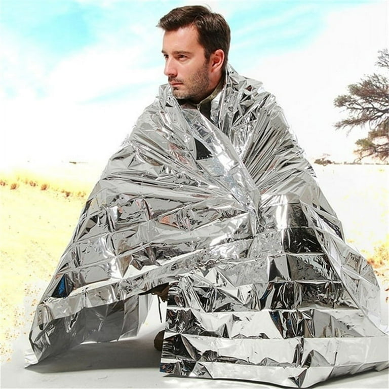 Emergency Solar Blanket Survival Safety Insulating Mylar Thermal Heat