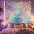 thumbnail image 2 of Marble Abstract Swirling Color Fields on Off-White, Serene Modern Abstract for Art Lovers, Luxury Wall Art, Housewarming Gift Tapestry Wall Hanging for Living Room and Bedroom, 2 of 7