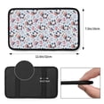 thumbnail image 3 of Bingfone Car Four-Season Universal Armrest Box Mat,Car Armrest Seat Cover Soft Leather Waterproof Armrest Cover Center Console Mat-I Love USA, 3 of 7
