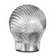 thumbnail image 2 of Perilla de cambio de marchas de fibra de carbono plateada elegante con bola redonda para automóviles, 2 of 8