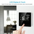 thumbnail image 3 of Contrôleur de Température Numérique Wi‐Fi Smart Thermostat, Contrôle par Application, Écran LCD, Écran Tactile, Thermostat de Chauffage au Sol Électrique Programmable, Convient pour la Maison, l'École, le Bureau, l'Hôtel 16 A, 3 of 8