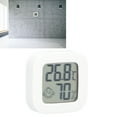 thumbnail image 2 of Dual Room Wall-Mounted Mini Hygrometer with Comfort Indicator, High Precision Temperature & Humidity Monitor for Home, Office, and School Use, Easy-to-Read Display, ABS Plastic, Includes Stickers and, 2 of 7
