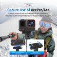 thumbnail image 3 of Soporte magnético de liberación rápida para cámaras de acción Insta360 Ace Pro/Ace con base de montaje magnético, adaptador de trípode ABS, compatible con otros dispositivos de 1/4"., 3 of 8