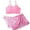 k-Pink, variant on Girls Swimsuits Size 10-12 3pcs Quickdry Bathing Suit Girls Adjustable Straps Color Block Bikini Sets for Teen Girls Ruffle Ruched Cut Out Tankini for Girls for Swim Team Beach Swimwear