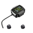 thumbnail image 4 of ikayaa Tire Pressure Detector Motorcycle Tire Pressure Monitor Monitoring System TPMS Detector with 2 Waterproof External Sensors Support USB Output, 4 of 7