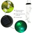 thumbnail image 6 of LED Solar Wind Chime Lamp Outdoor Garden Decoration | Waterproof IP55 Hanging Pendant Light | Colorful Romantic Yard Patio Fence Tree Decor | Easy Install | 1 Pack, 6 of 9