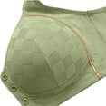 thumbnail image 4 of MEICHEN Front Closure Daisy Bras for Women No Underwire Trendy Breathable Seamless Underwear Solid Cozy Tshirts Bras, 4 of 8
