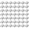 thumbnail image 3 of KAKOWELY Leather Rope Clips 100pcs Leather Rope Clips Metal Fastener Cylindrical Opening Crimps for Tassel0.59"X0.43"X0.43", 3 of 4