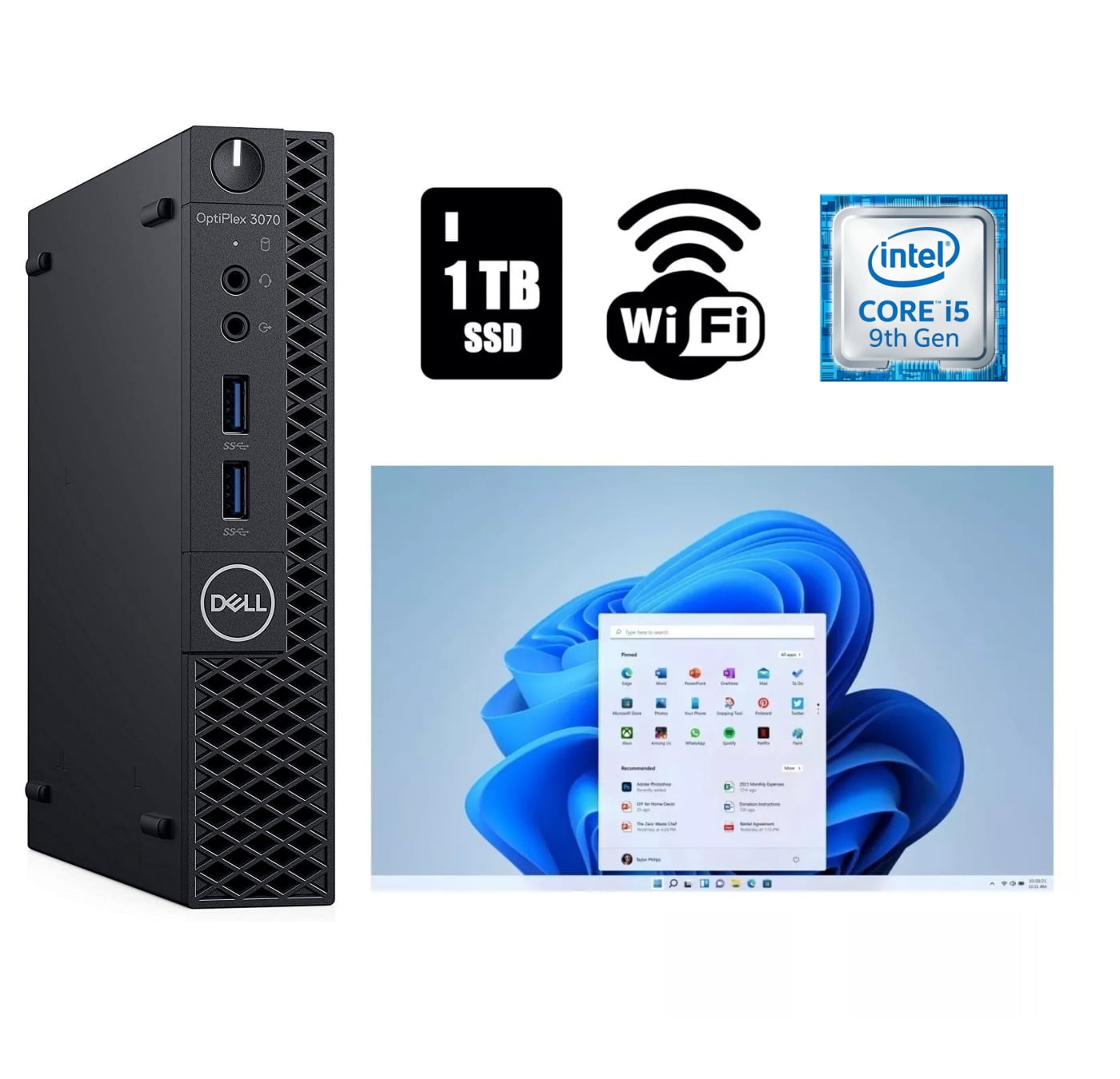 Dell Refurbished OptiPlex 7050 SFF Desktop, Core i7, 32GB RAM, 1TB