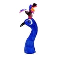 thumbnail image 3 of jifeng Peacock Mannequin Head Decorative Party Elegant Simulation Animal Head Model Blue 23cm, 3 of 9