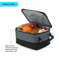 thumbnail image 2 of Arctic Zone Upright Expandable Lunch Box, Gray, 2 of 8