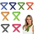 thumbnail image 1 of 8 Pcs Foulard Rafraîchissante Enveloppe Été Serviette Glacée Sensation Froide Foulard Tour de Cou Bandeau Foulard Glacée Col pour Course en Plein Air Cyclisme, 1 of 11