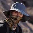 thumbnail image 1 of Sombrero de visera de ala extra ancha - Sombrero de pescador impermeable UPF50+ para peces, 1 of 2