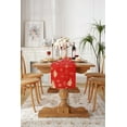 thumbnail image 4 of Nvzi Simple New Year Red Christmas Table Flag Bed End Flag Placemat Table Flag-SIZE G:11.8*118inch ,A, 4 of 5