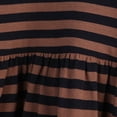 thumbnail image 5 of Richie House Girls' Striped Knitting Dress With Lapel Collar RH1762, 5 of 7