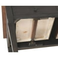 thumbnail image 5 of Sunset Trading Dakota Rectangular Coffee Table w Drawers Shelf Brown Gray Wood, 5 of 8