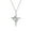 Silver, variant on Y-shaped Crown Cross Clavicle Necklace For Women