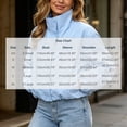 thumbnail image 3 of TEAJOPSUU Women's Cropped Zip Up Jacket Stand Collar Long Sleeve Outerwear Jackets with Pockets for Casual Streetwear Blue, 3 of 7