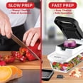 thumbnail image 3 of Brentwood Pro Food Chopper and Vegetable Dicer with 6.3 Cup Storage Container in Black, 3 of 8