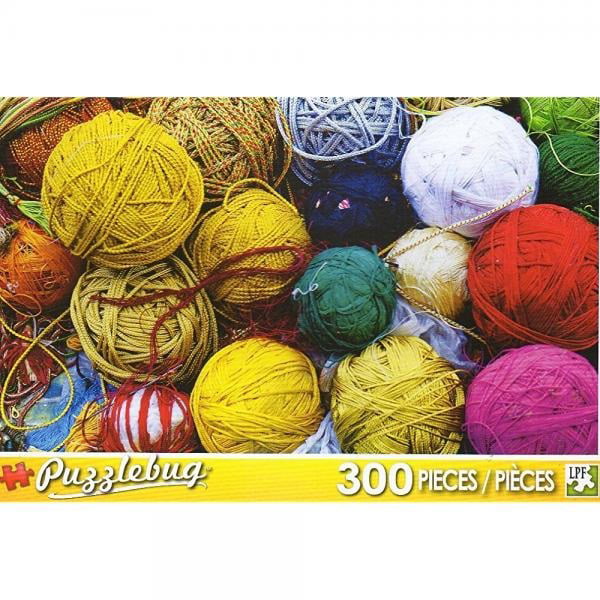 300 Piece Jigsaw Puzzle Multicolored Balls of Wool
