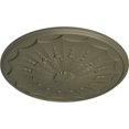 thumbnail image 3 of Ekena Millwork 27 1/8"OD x 2 5/8"P Artis Ceiling Medallion, Hand-Painted Spartan Stone, 3 of 5