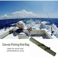 thumbnail image 2 of GARENDE Canopy Pole Storage Bag Zipper Fishing Rod Bag for Camping Traveling Outdoor Green, 2 of 9