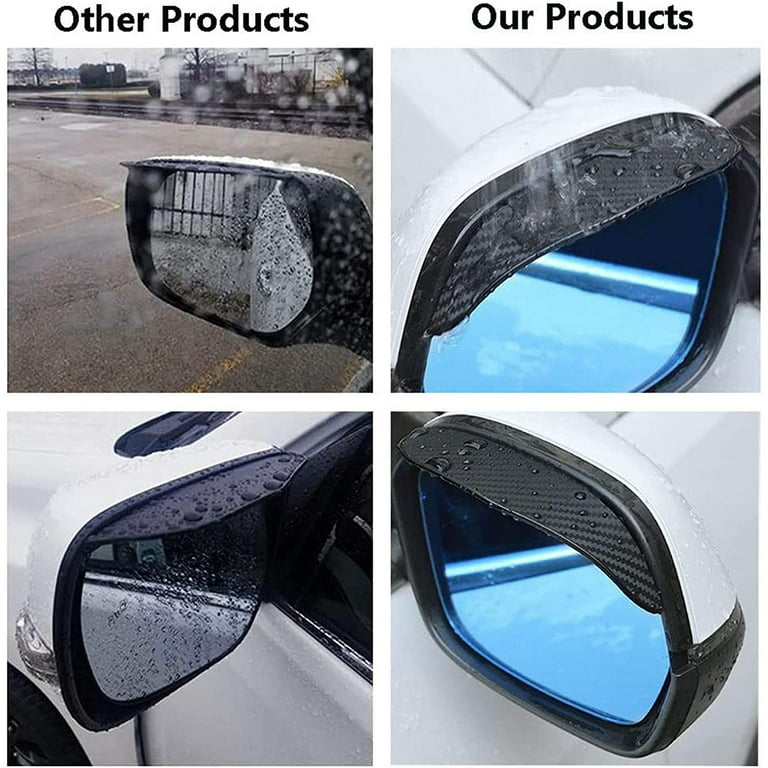 Car Rear View Mirror Rain Cover Sun Visor for Benz CLA Smart gls gle 2PCS  Car Rearview Mirror Rain Eyebrow Visor