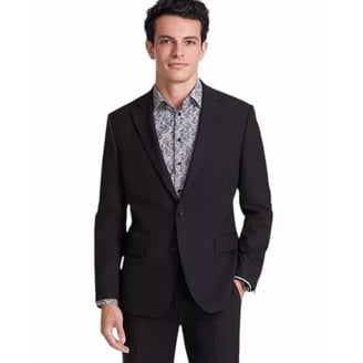DKNY Men's Modern Fit High Performance Separates Business Suit