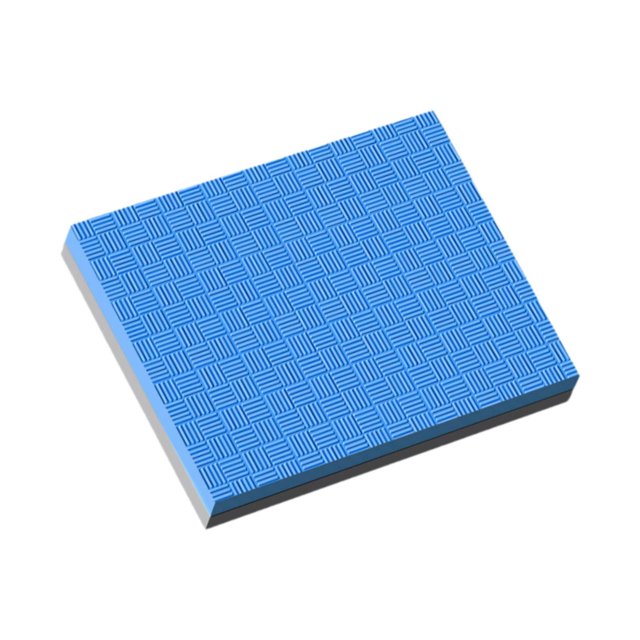 Colchoneta de equilibrio de espuma para entrenamiento de estabilidad, rodilleras portátiles, cojín de equilibrio para fitness, y entrenamiento en Azul grisáceo