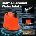 thumbnail image 2 of Bomba Sumergible DOKO 660GPH para Estanque, Piscina y Acuario, 2 of 7