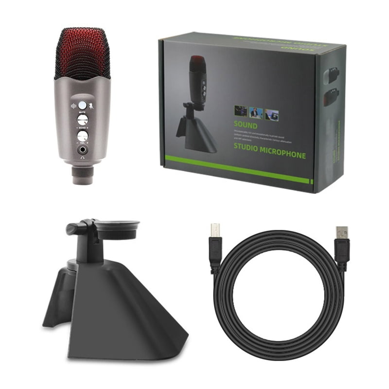 Mic Used as Speaker Player and Recorder High Quality Microphone Chatting Mic