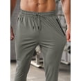 thumbnail image 3 of sogami Men's Joggers with Zipper Pockets Elastic Waist Sweatpants Athletic Pants for Jogging,Running, 3 of 8