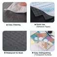 thumbnail image 4 of Unique Bargains 9.8x13.4' Book Cover, 20Pcs PP Durable Self Adhesive Textbook Protector Liner with Tags, Clear, 4 of 5