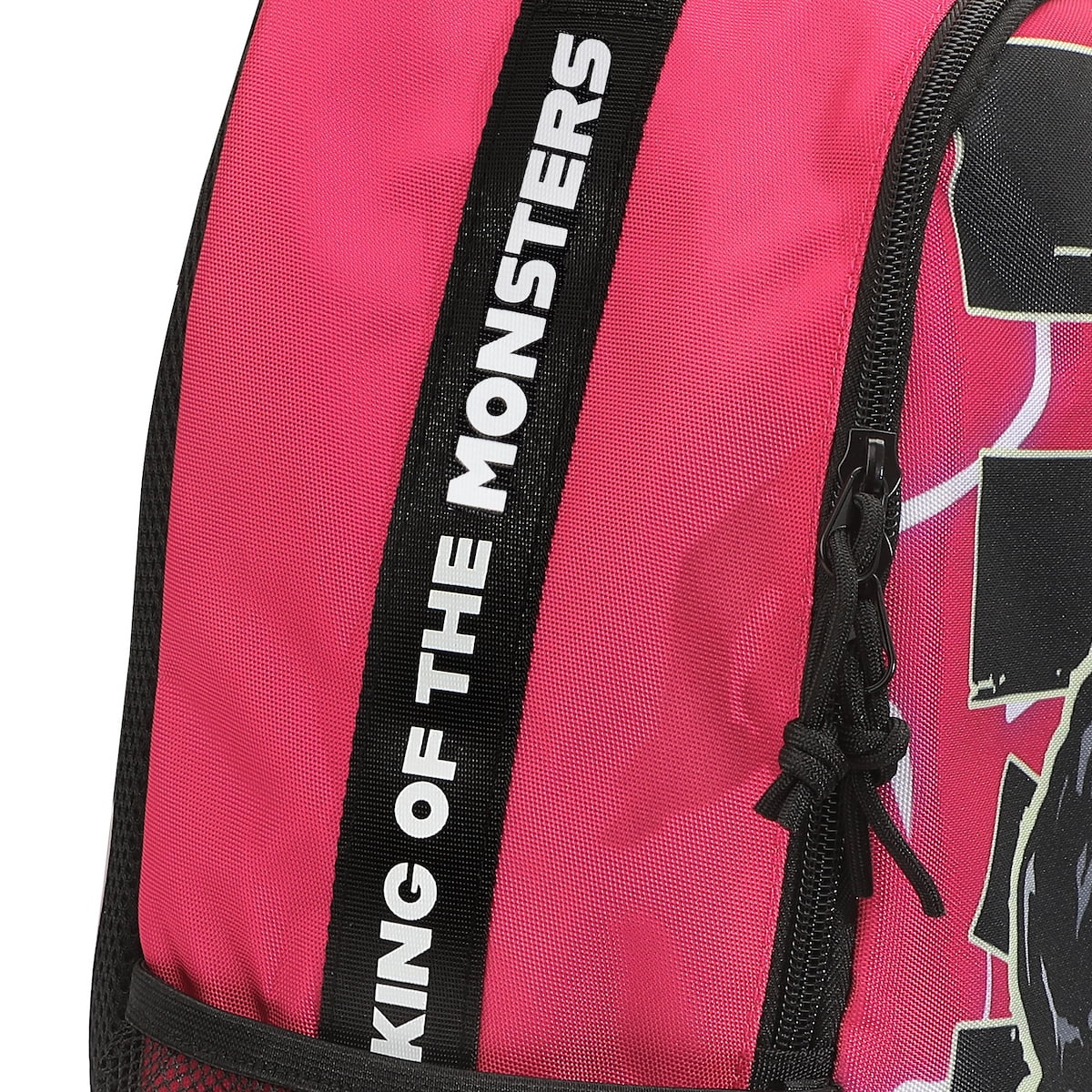 Godzilla Large Graphic 17.5" Pink Backpack