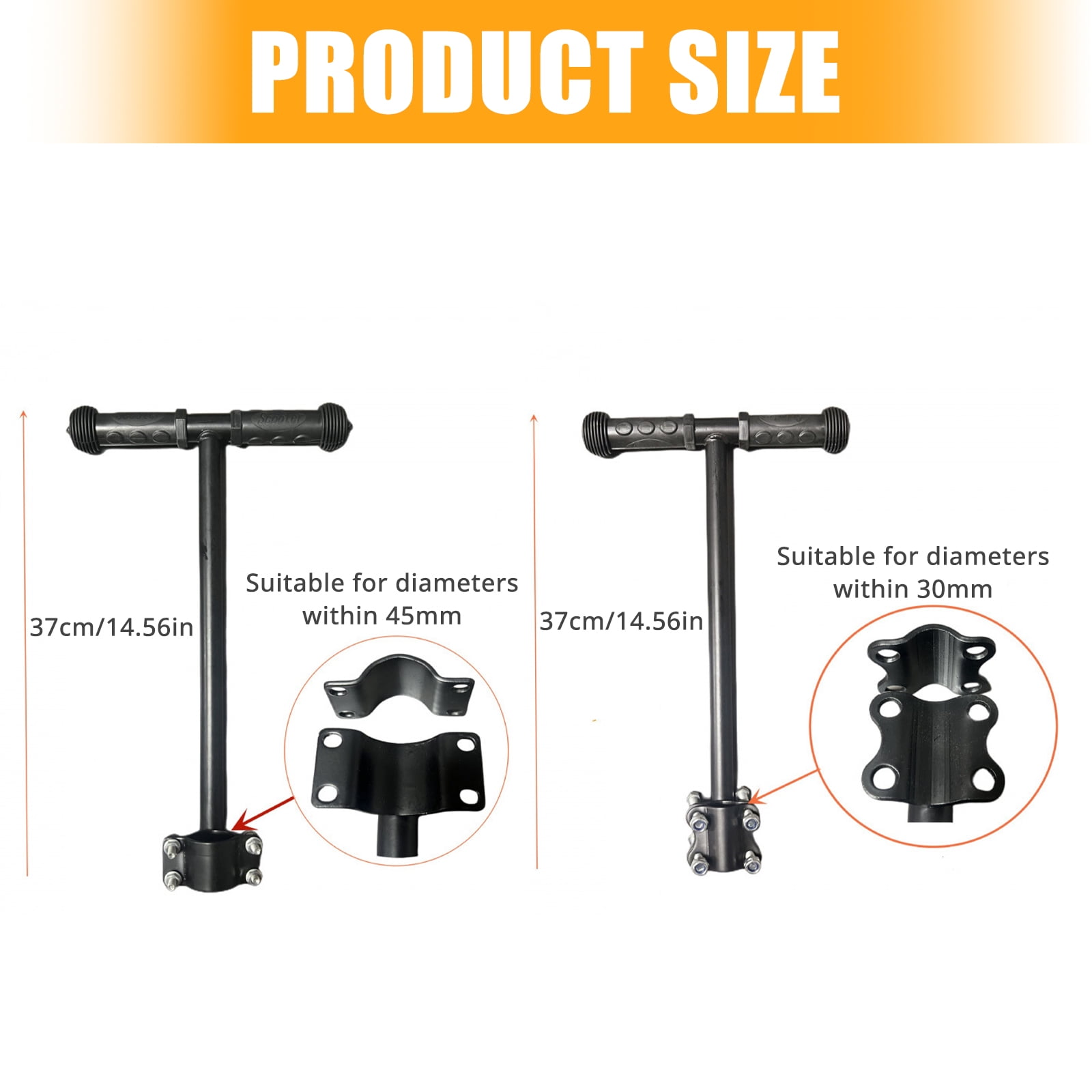Detachable Strollers Handlebar Extension Handle for Pram and Pushchair for Most Models with Easy Setsup