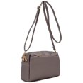 thumbnail image 2 of FashionPuzzle Bolso bandolera pequeño con triple cremallera, 2 of 5