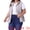 Light Gray, variant on Women's Plus Size Lightweight Sleeveless Anorak Cargo Vest 3X Navy Blue