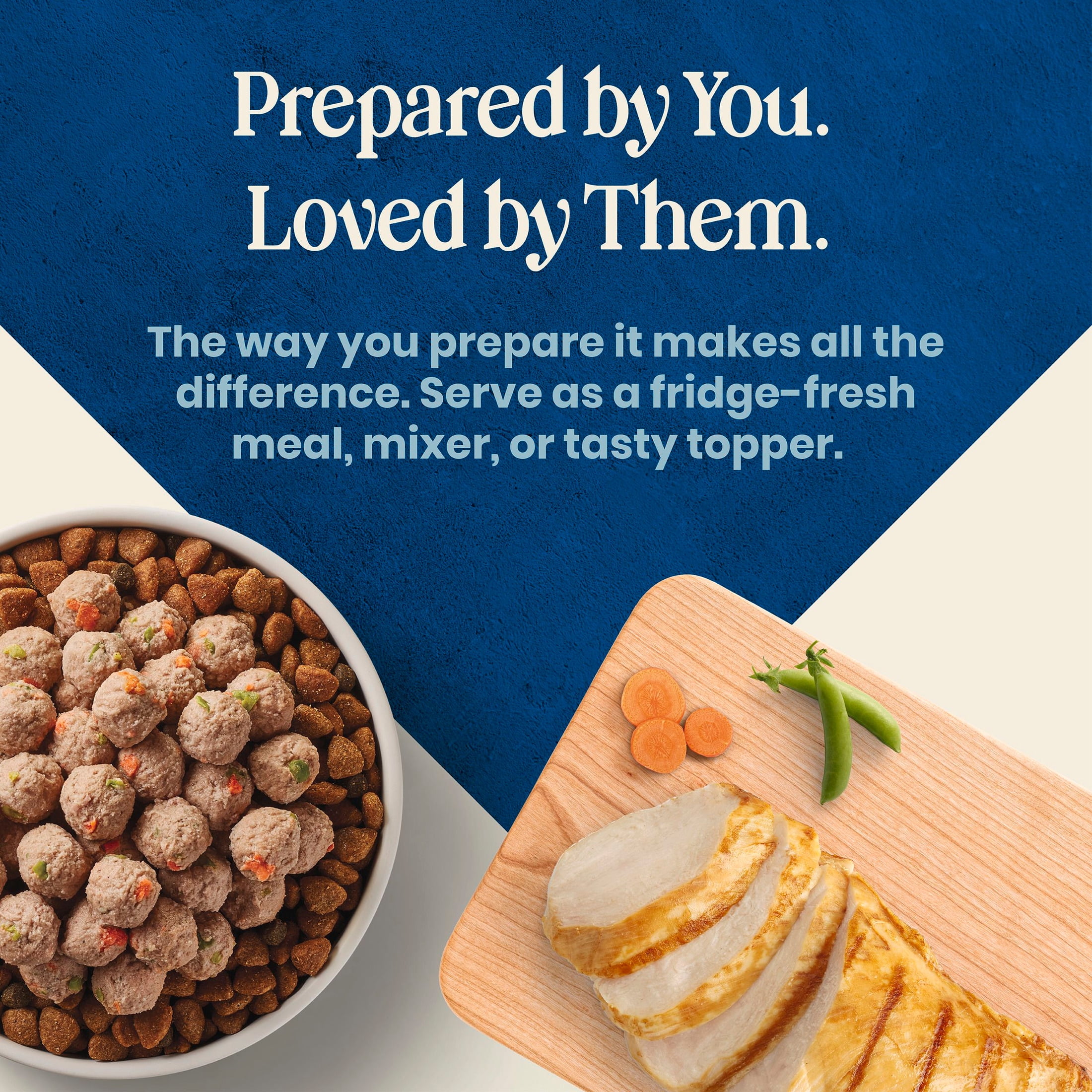 Blue Buffalo Love Made Fresh Dog Food, Refrigerated, Chicken Meatball 4lb Pouch