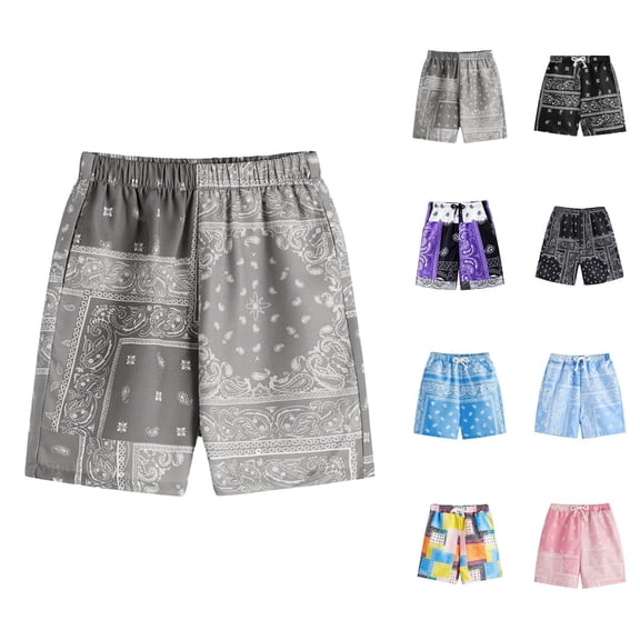 Kids Shorts Boys Girls Elastic Waist Comfortable Casual Playwear Breathable Shorts for Boys Daily Wear