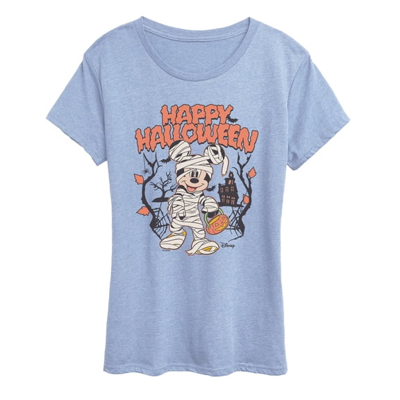Disney - Mickey Halloween - Women's Short Sleeve Graphic T-Shirt