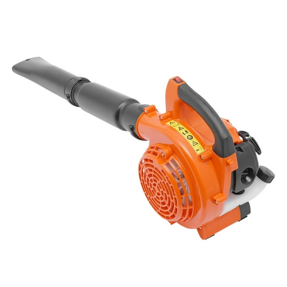 25.4cc Gas Leaf Blower - 68m/s High-Speed Handheld Yard Cleaner with 16.9oz Tank (Orange/Black)